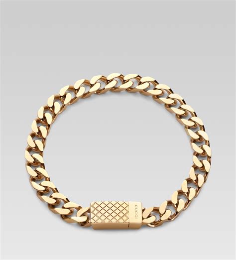 gucci matching necklace and bracelet|gucci bracelets for men gold.